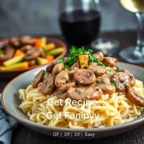 Creamy Vegan Mushroom Stroganoff - GF, DF & Easy - Get Recipe